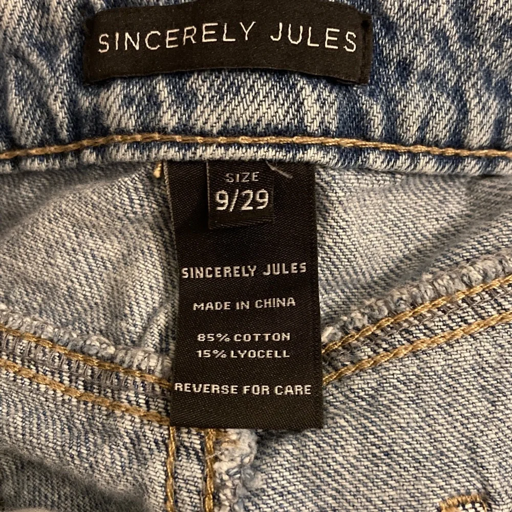 Sincerely Jules Wide Leg Jeans Women’s 9 Juniors Blue Denim Soft + Comfortable - Picture 6 of 7